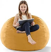 Vista 28 de HABUTWAY Silla Puf de 3 Pies de Terciopelo Lujoso de Piel Ultra Suave con Espuma Viscoelástica de Alto Rebote, Sillas Puf para Adultos, Sofá