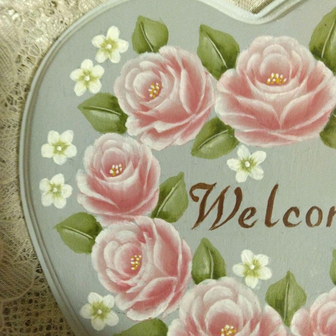 ペイント作品薔薇のウェルカムボード 𓂃 𝕎𝕖𝕝𝕔𝕠𝕞𝕖 𝕓𝕠𝕒𝕣𝕕 ペイント作品薔薇のウェルカムボード 𓂃 𝕎𝕖𝕝𝕔𝕠𝕞𝕖 𝕓𝕠𝕒𝕣𝕕