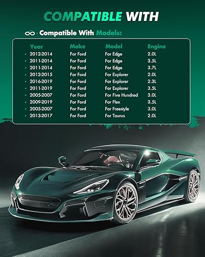 Miniatura 30 de SCITOO Juego de 2 frenos de freno ranurados traseros para Chrysler Town & Country, 08-16 para Dodge Grand Caravan, 09-13 para Dodge Journey, 12-15