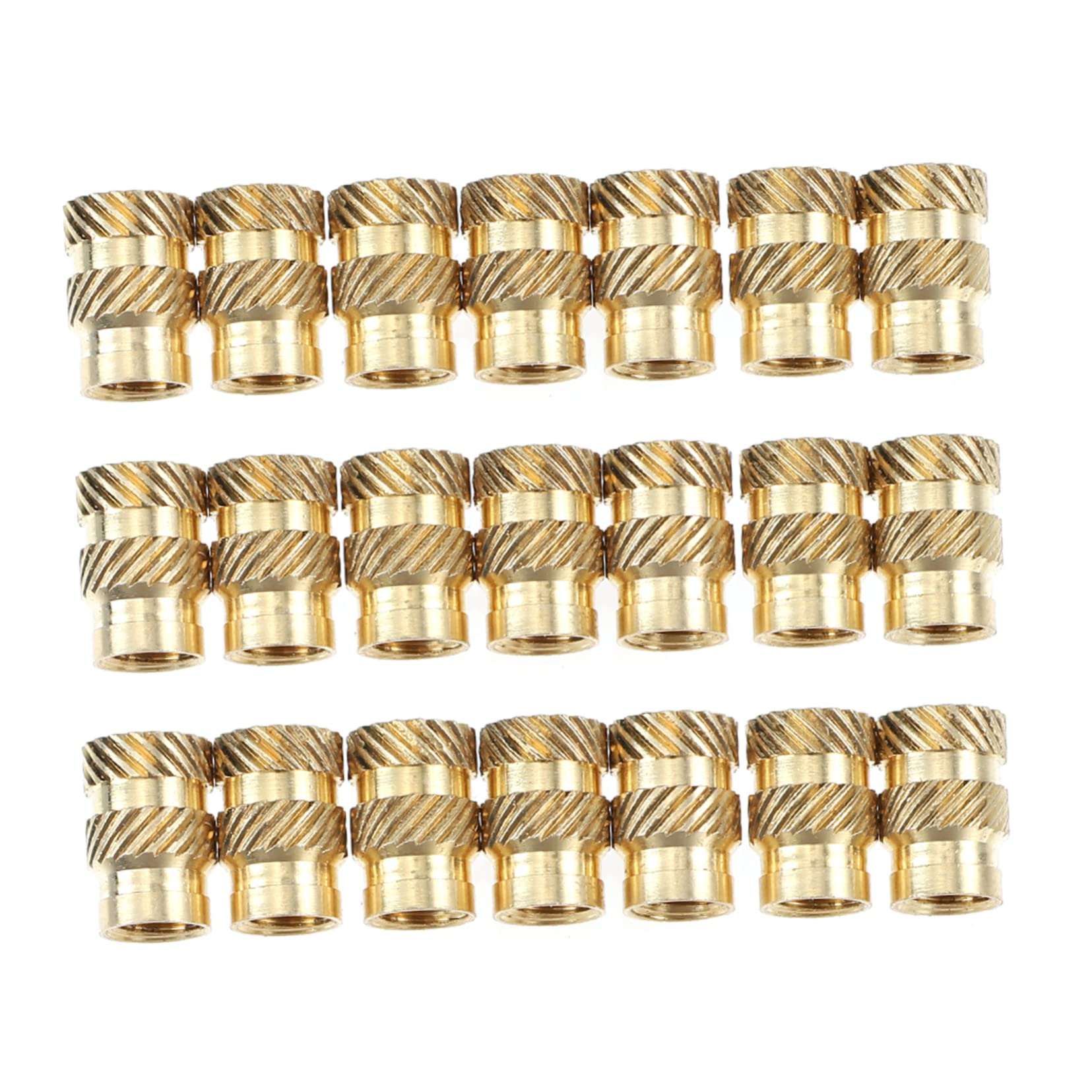 Healifty 20Pcs Copper Nut for Furniture Threaded Fasteners Easy Installation Strong Load Bearing Design for Furniture Assembly