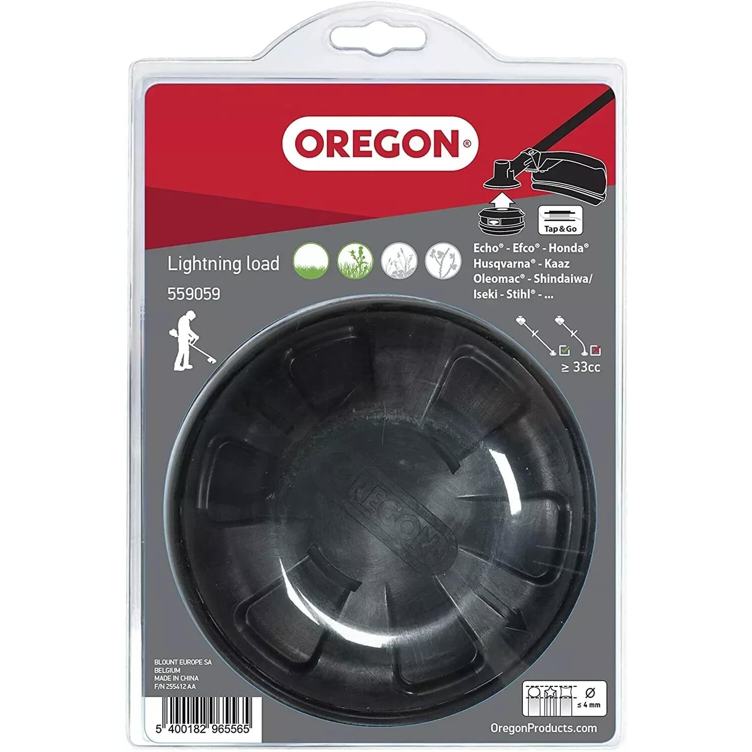 Oregon Testina Tagliabordi 4 Fili - Per Decespugliatori 25cc Plus, Alluminio, Professionale - Foto 6