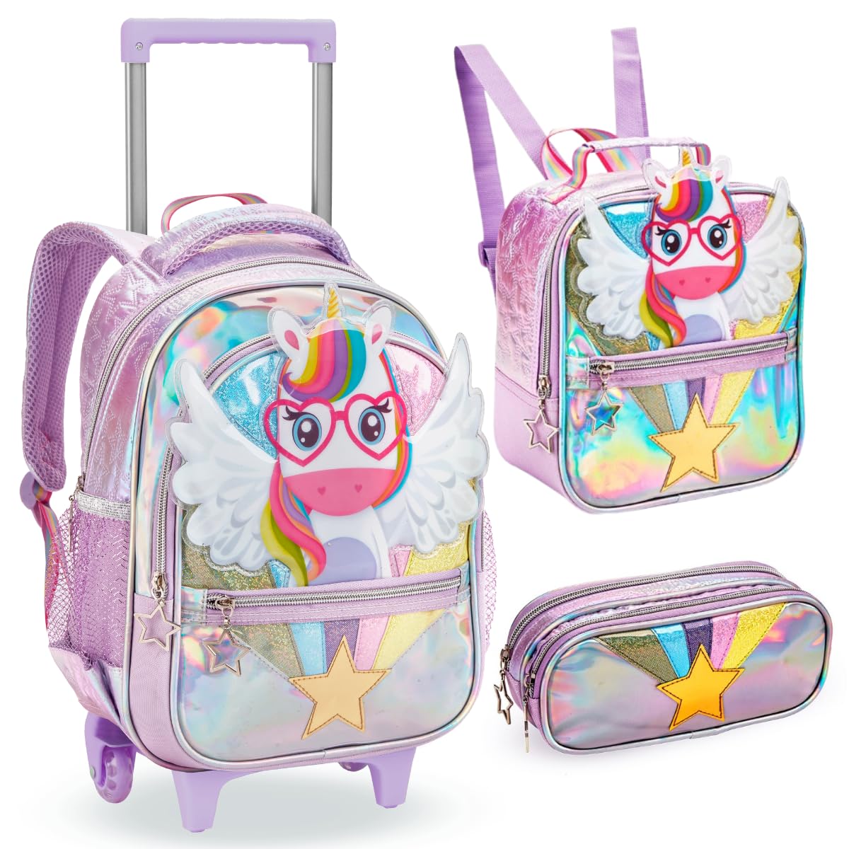 Kit Mochila Com Rodinhas Estojo Lancheira Feminina Infantil em promoção! Veja a oferta e mais achadinhos de Mochilas escolares 2 Hoje é o melhor dia para comprar Kit Mochila Com Rodinhas Estojo Lancheira Feminina Infantil com aquele preço maroto! Promoção! Aproveite a oferta! 2