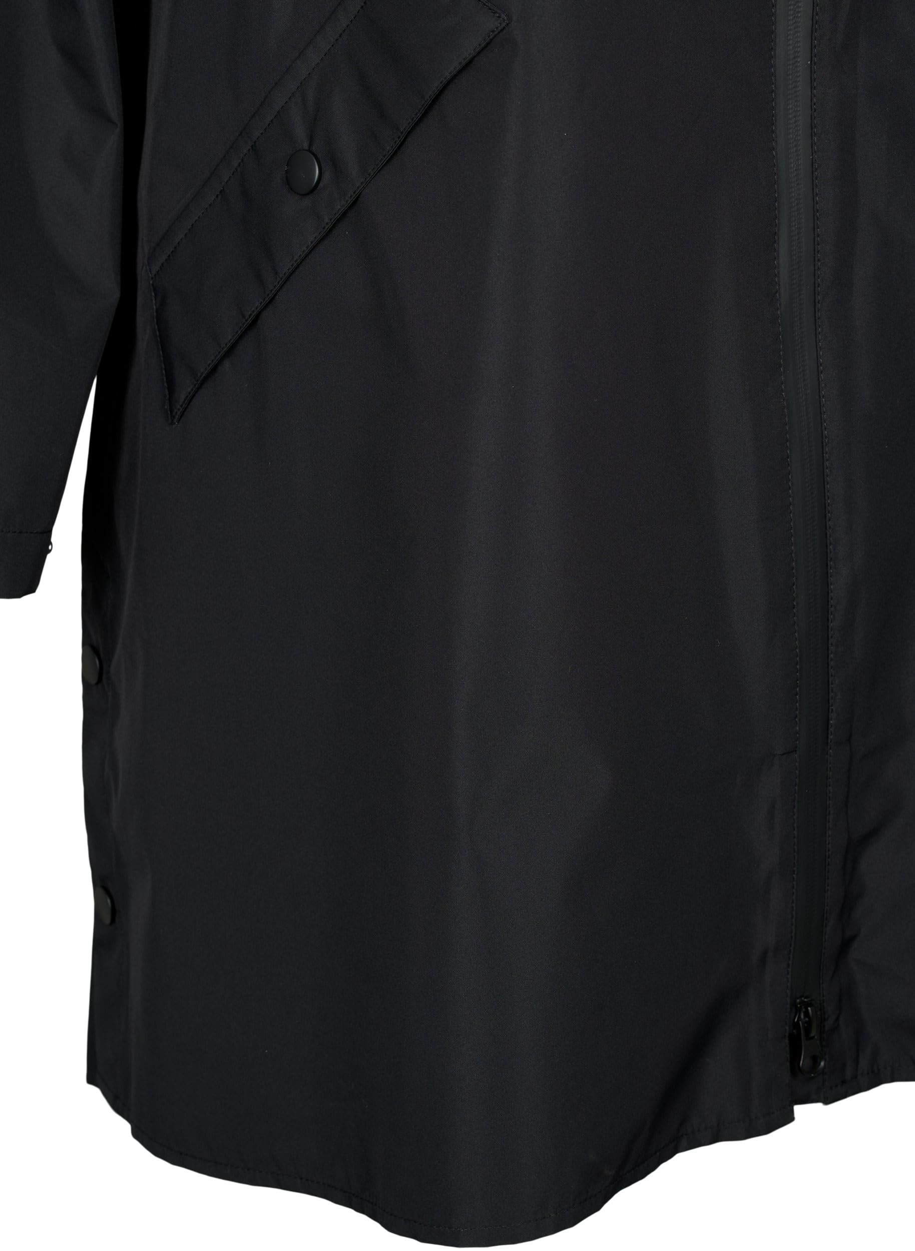 Zizzi Women's Plus Sizes Regenmantel Versiegelte Nähte Größe 42-60 - Plus Size Damenkleidung
