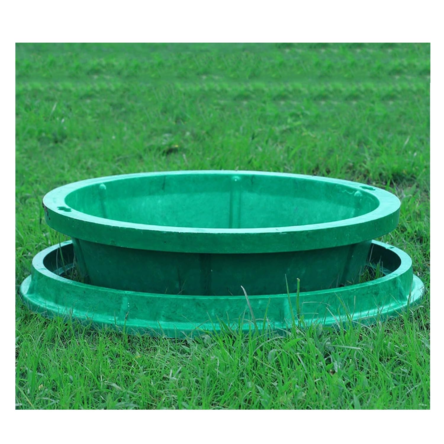 Gbrsxyip Invisible Manhole Cover & Frame Resin Composite Pressure Resistant Embedding Inspection Chamber Lid For Commercial/Industrial Areas 70X70cm (27.5X27.5in)