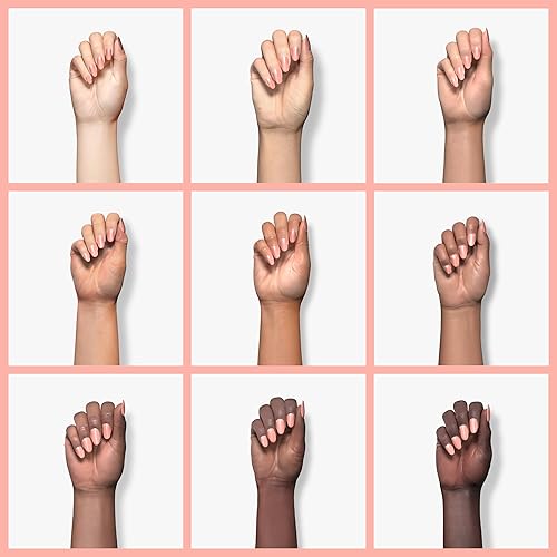 Miniatura 4 de Beetles Gel base de goma 3 en 1 para uñas, 1 capa base de gel de color rosa neutro nude, 1 unidad de 0.5 onzas líquidas, fortalecedor de uñas,