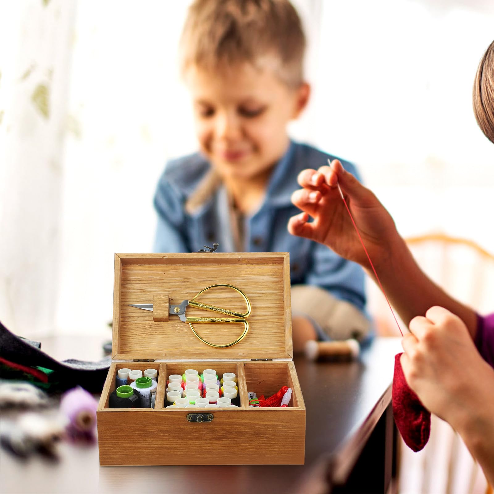 Kit Utensili da Cucito per Casa e Fai, Leggero e Portatile
