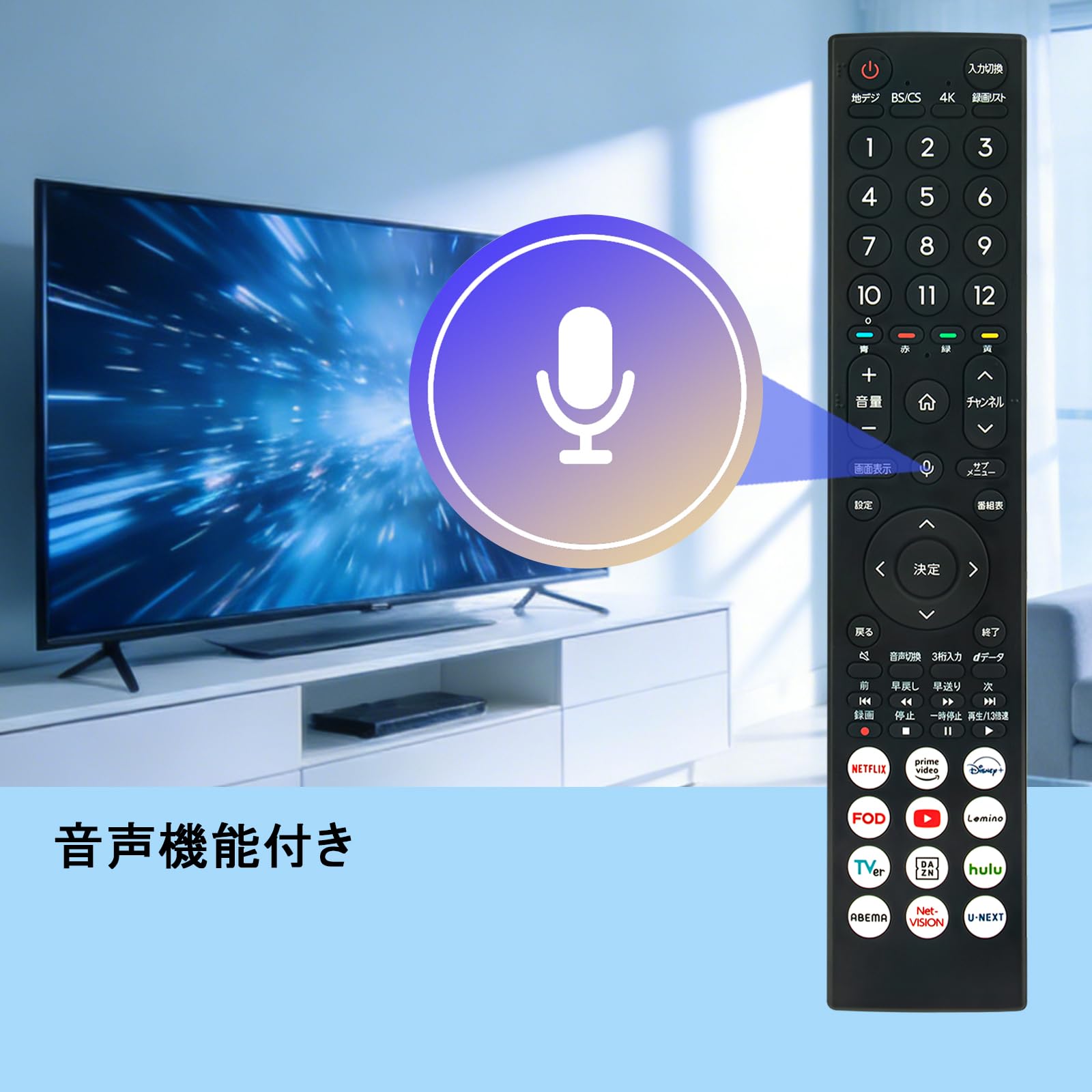 Amazon | テレビリモコン ERF3D46H互換 Fit For ハイセンス Hisense