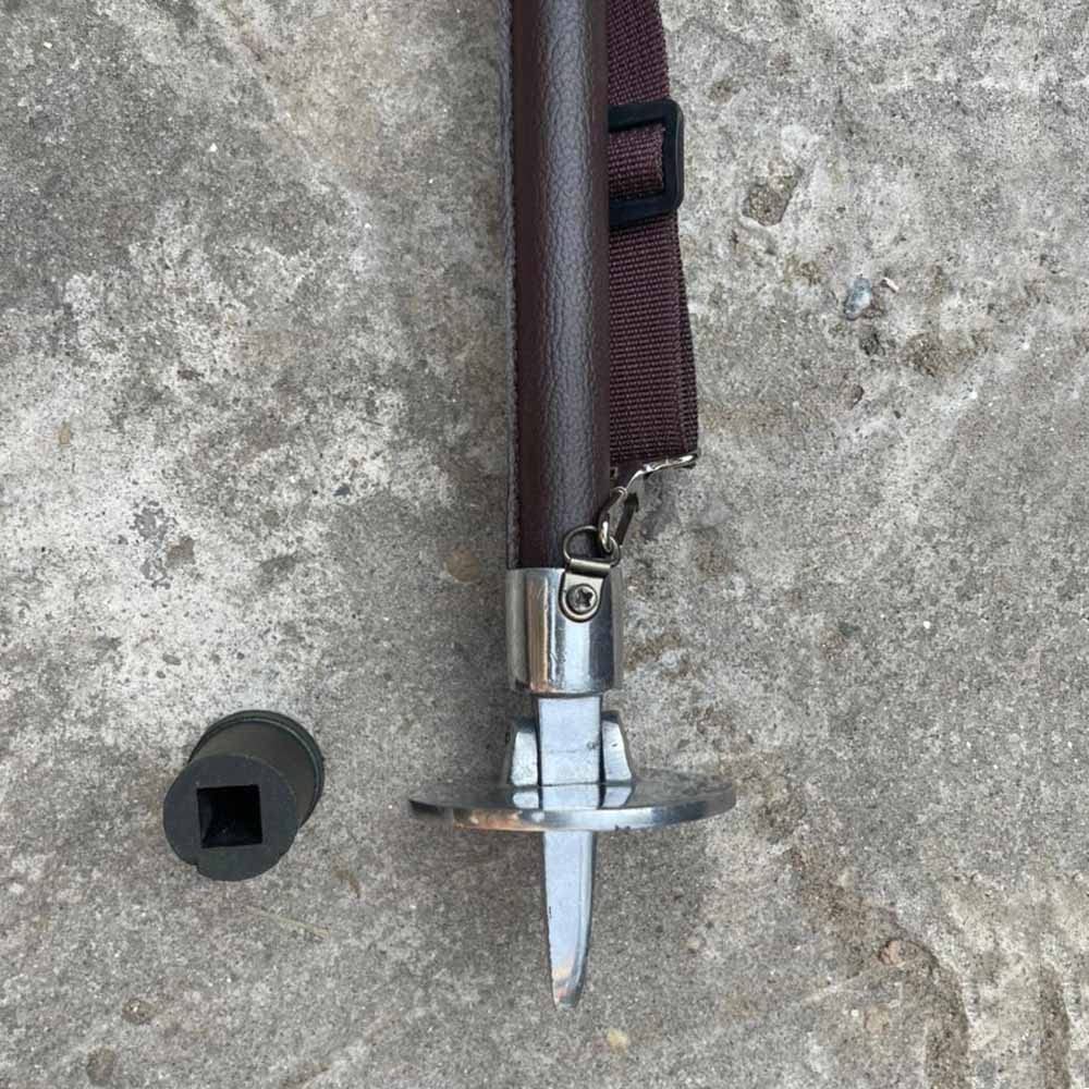 Bastone del sedile di tiro Bastone da passeggio Regolabile sgabello pieghevole da campeggio,leggero, per la pesca, il campeggio, i viaggi, le escursioni,