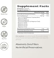Vista 9 de BiOptimizers - Suplemento de magnesio 4.0 - Tiene 7 formas de magnesio como bisglicinato, malato, citrato y más - Ayuda natural para dormir