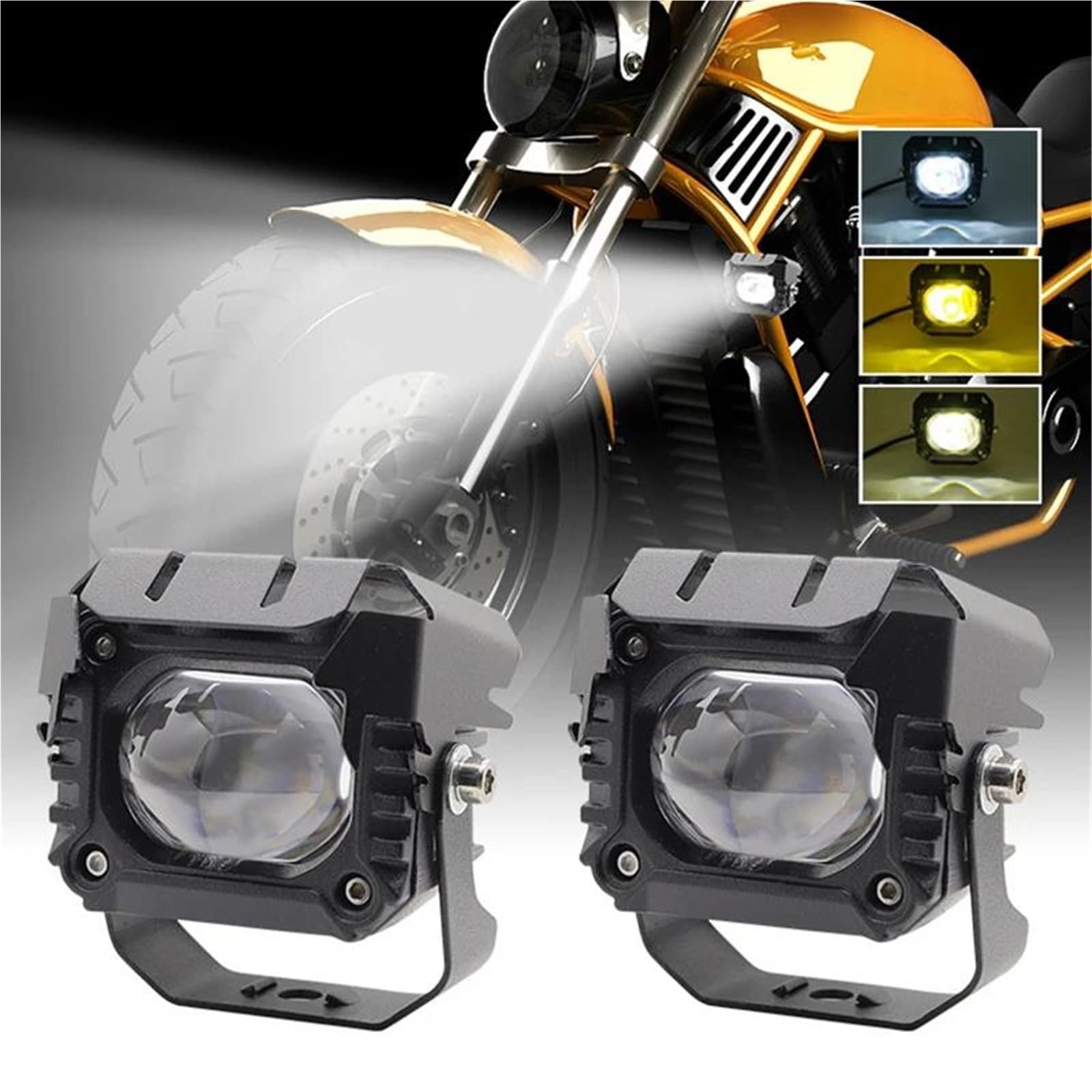 Reflektor motocyklowe Uniwersalna Lampa Robocza LED 16000 Lm Punktowa Moto Fog