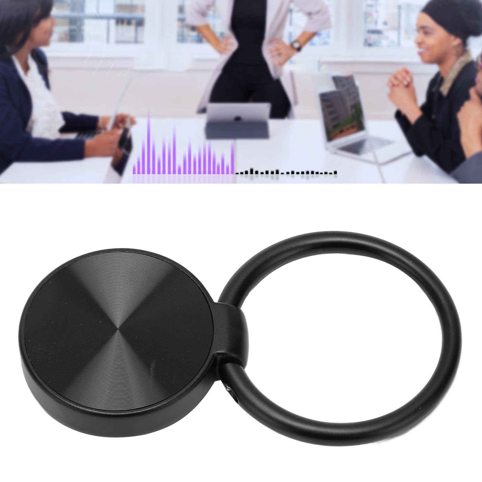 Pyhodi Portachiavi con Registratore Vocale da 4 GB con AI Smart HD Lossless Noise Reduction, Registratore Tascabile, Registratore MP3 per Conferenze, Interviste - Mini Registratore