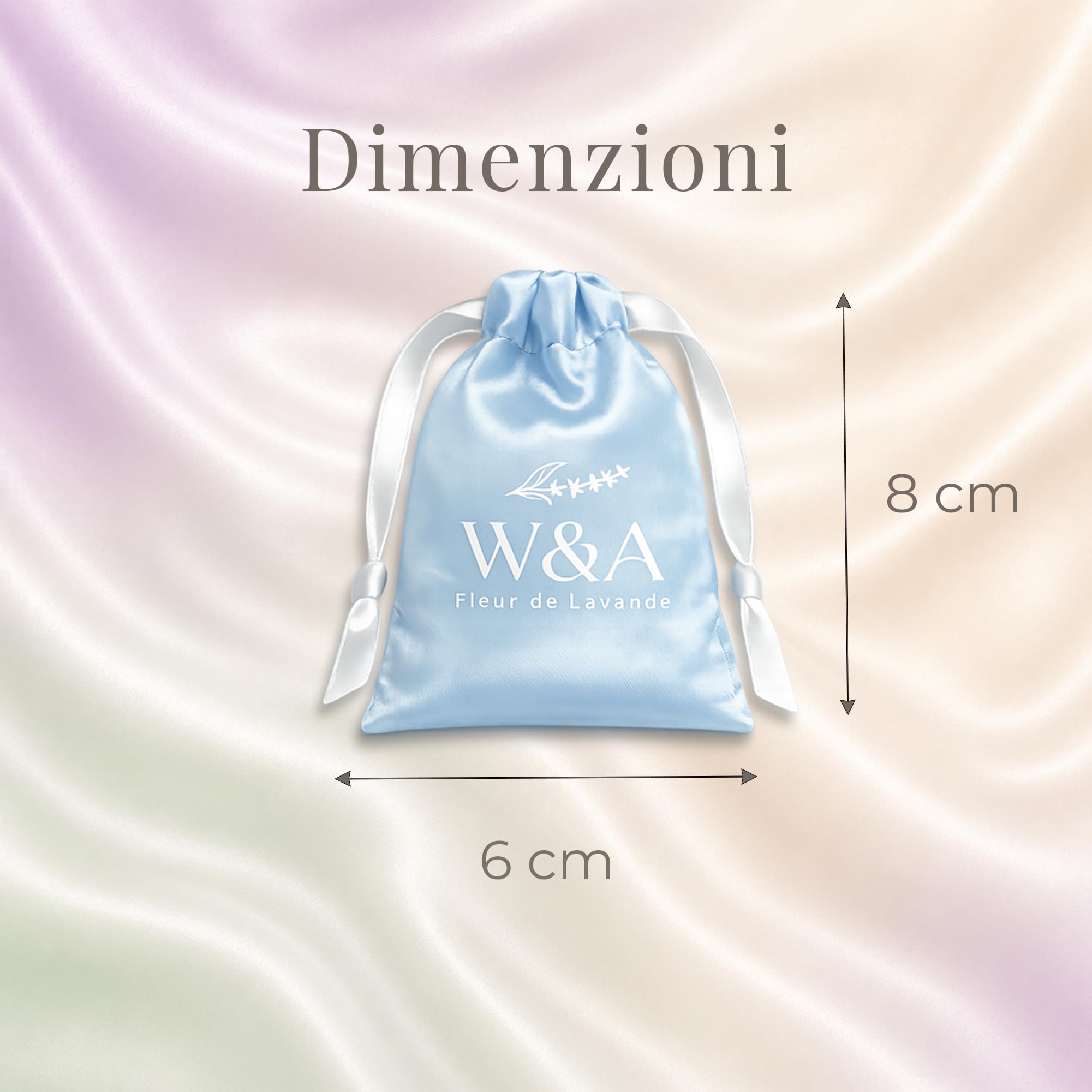Sacchetti di Lavanda in Raso (16 Sacchetti) Lavanda Francese di Provenza | Ultimo Raccolto | 4 Colori Eleganti | Antitarme Naturale per Armadi e Cassetti | Confezione Regalo