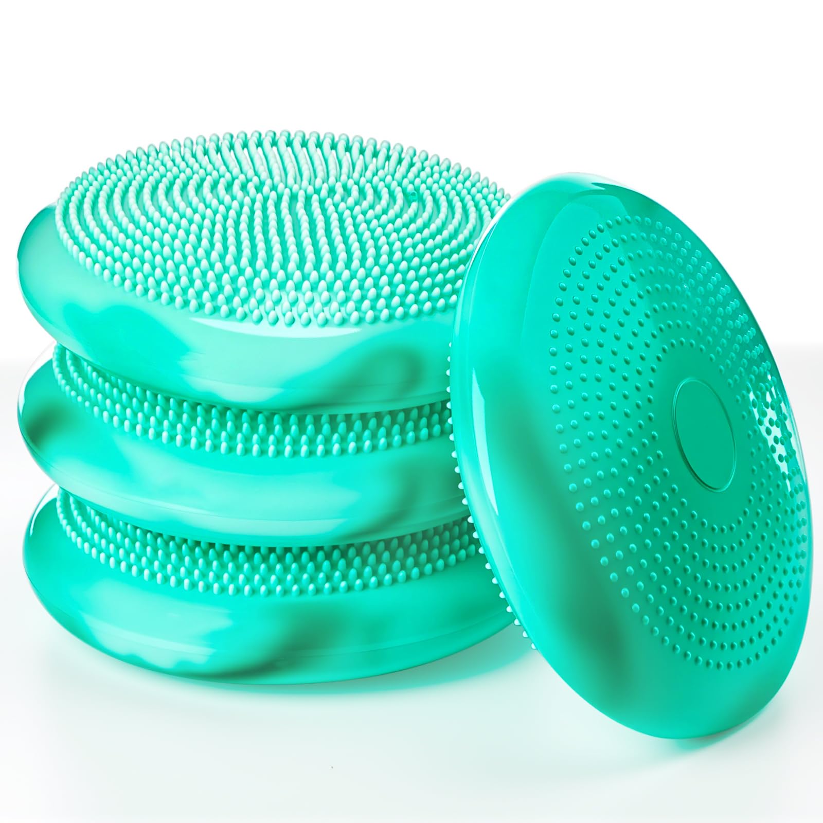 Libima 4 pezzi sedile oscillante per bambini sensoriali cuscino oscillante gonfiato sedile sensoriale design nuvola seduta flessibile per aula disco di equilibrio elementare per bambini adulti