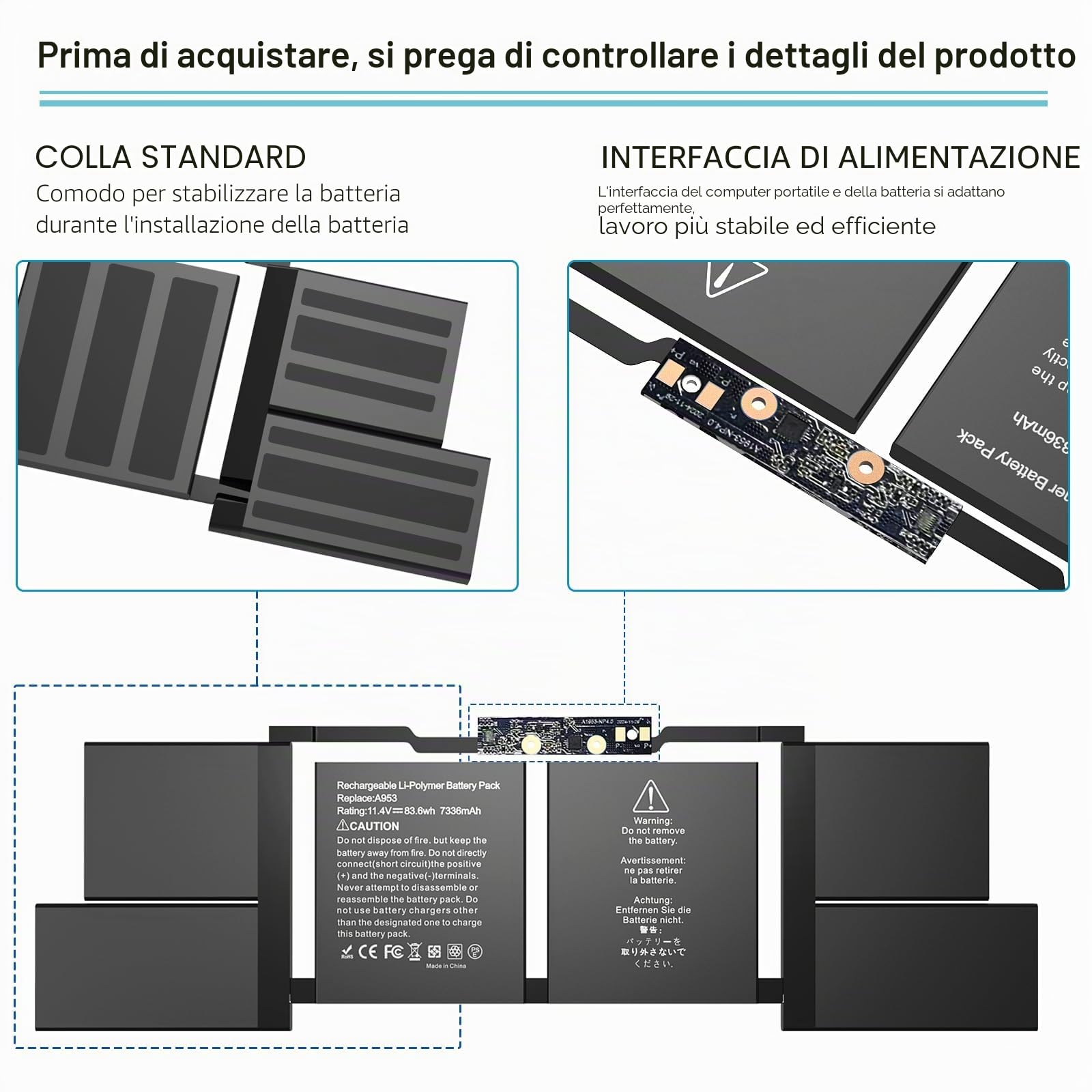 A1953 Battery A1990 MacBook pro Battery Replacement for MacBook Pro 15 inch A1990 (Mid 2018 2019) EMC 3215 3359 MV902LL/A MV912LL/A MV922LL/A MV932LL/A MV942LL/A MV952LL/A MV962LL/A 84.32LL/A