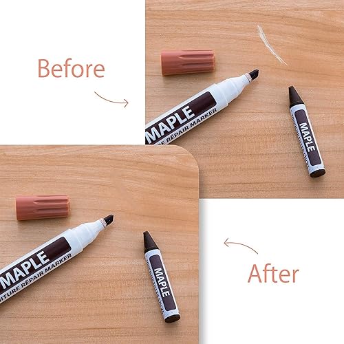 Miniatura 2 de Juego de 21 marcadores y varillas de cera con sacapuntas para reparación de funiture, arañazos en el piso, juego de 21 marcadores y varillas de cera