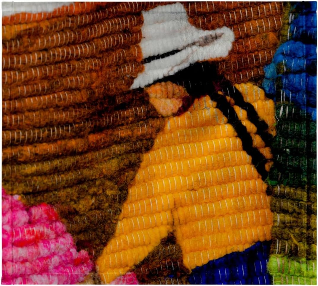 3dRose Ecuador, Quito, Otavalo Handicraft Market. Wool Souvenir Rug. 22x30 Bath Hand Pool Towel