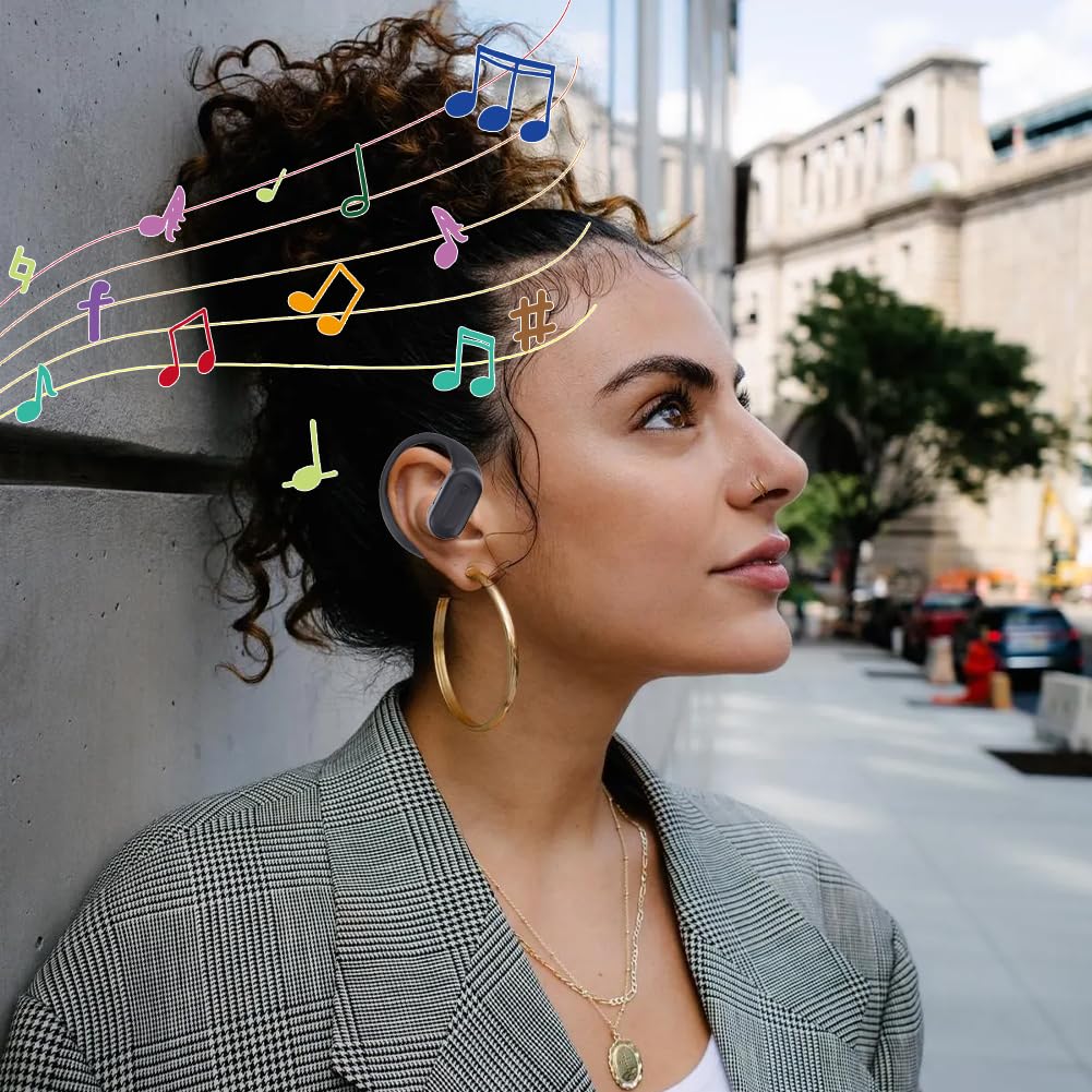 Leopacat Translation Earbuds Real Time,Open Ear Headphones,3 in 1 Bluetooth 5.3 Online Two Way Translator Earbuds Support 144 Languages Accents Translation Device for Travel Business Learning - Image 3