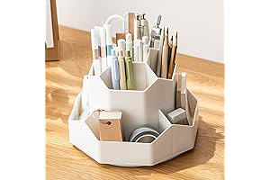 Rotating Brush Holder, a Versatile Storage Solution for Home, School, and Office