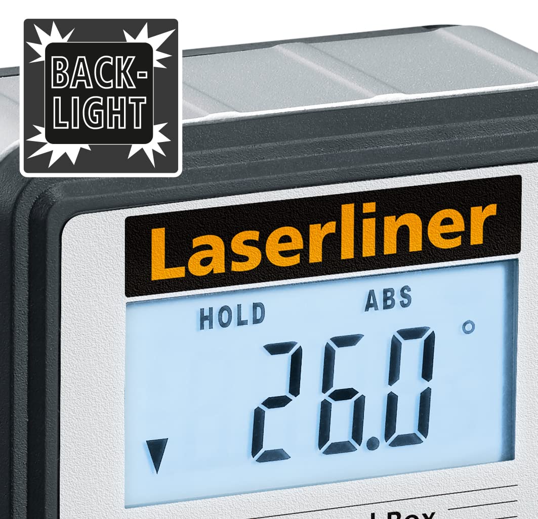 Laserliner 081.260A Wasserwaage, Schwarz, Grau, LCD, Kunststoff, AAA, 1,5 V