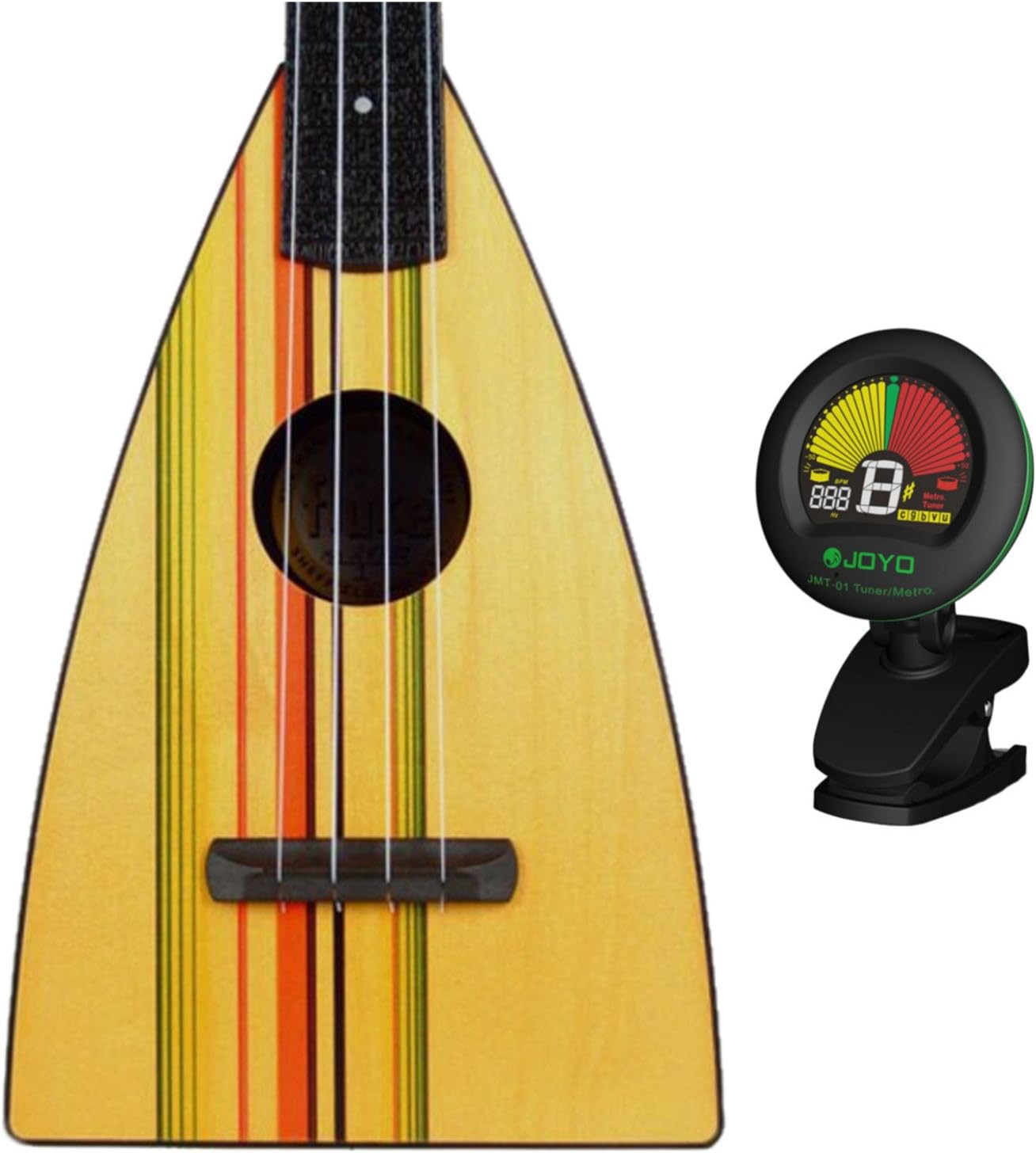 Magic Fluke Co Fluke Designer Stripe Tenor Ukulele w/Tuner