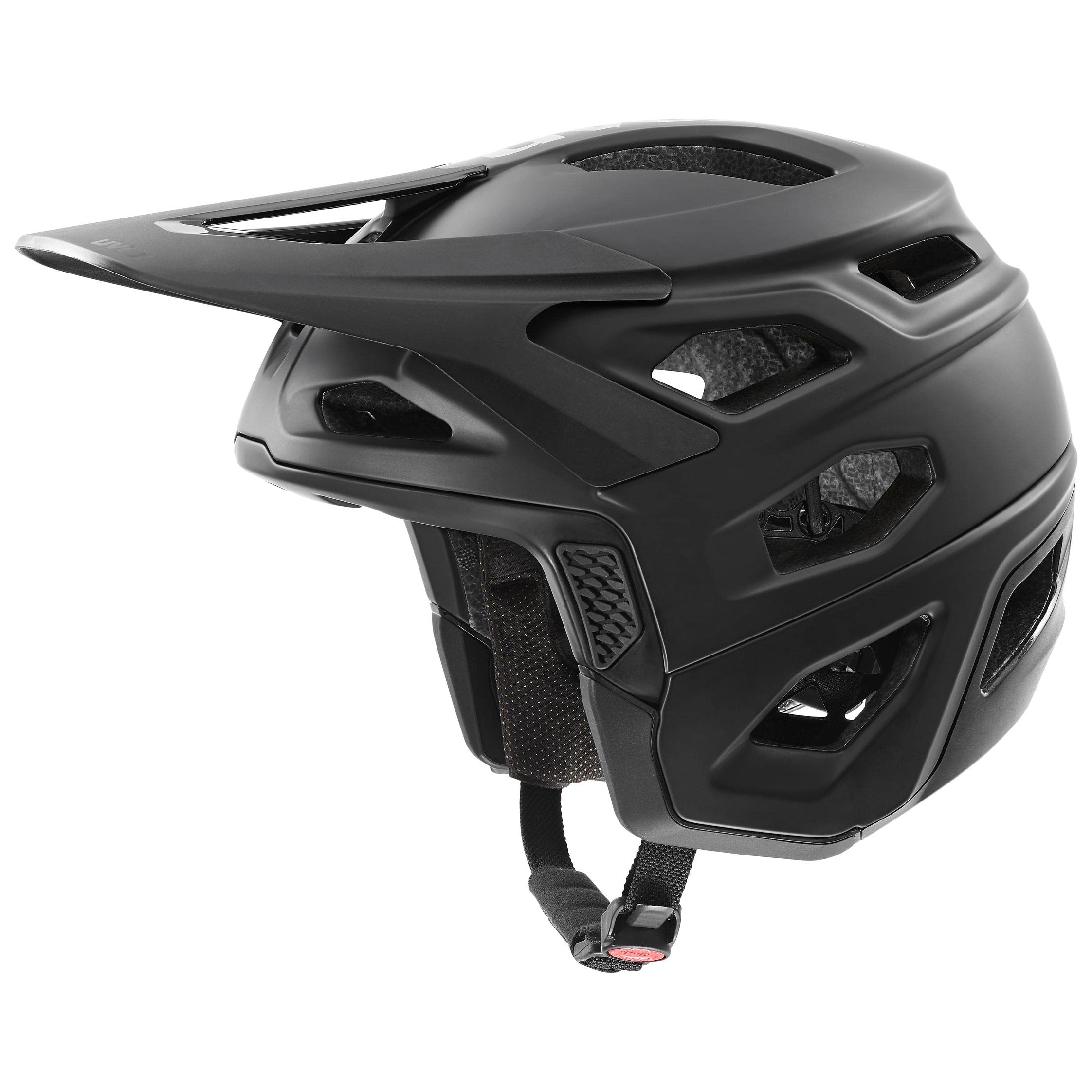 uvex revolt - extrem leichter MTB-Helm für Damen und Herren - individuelle Größenanpassung - optimierte Belüftung - all black matt - 57-61 cm