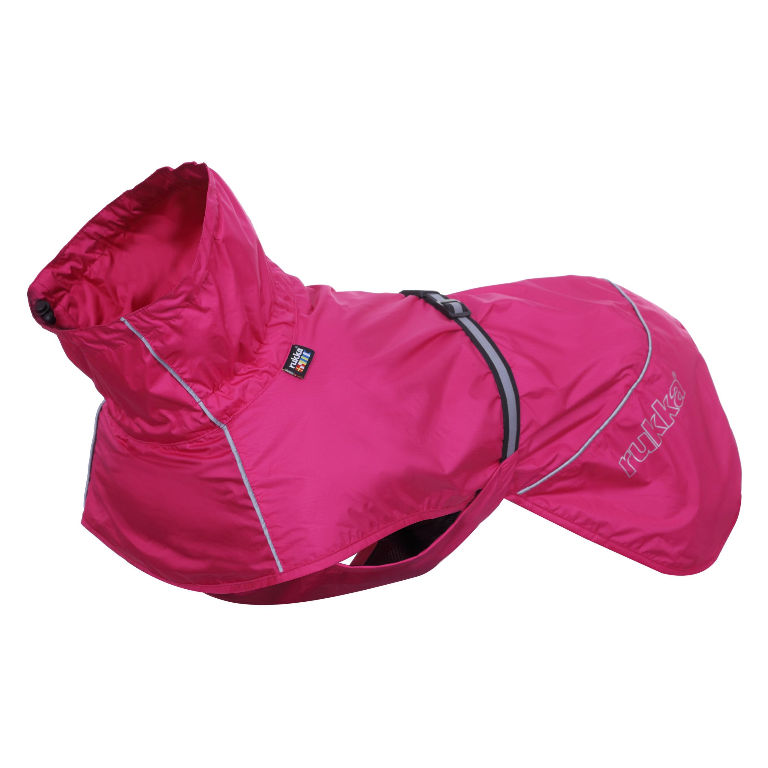 Rukka Pets Hase Outdoor Waterproof Adventure Dog Raincoat Hot Pink