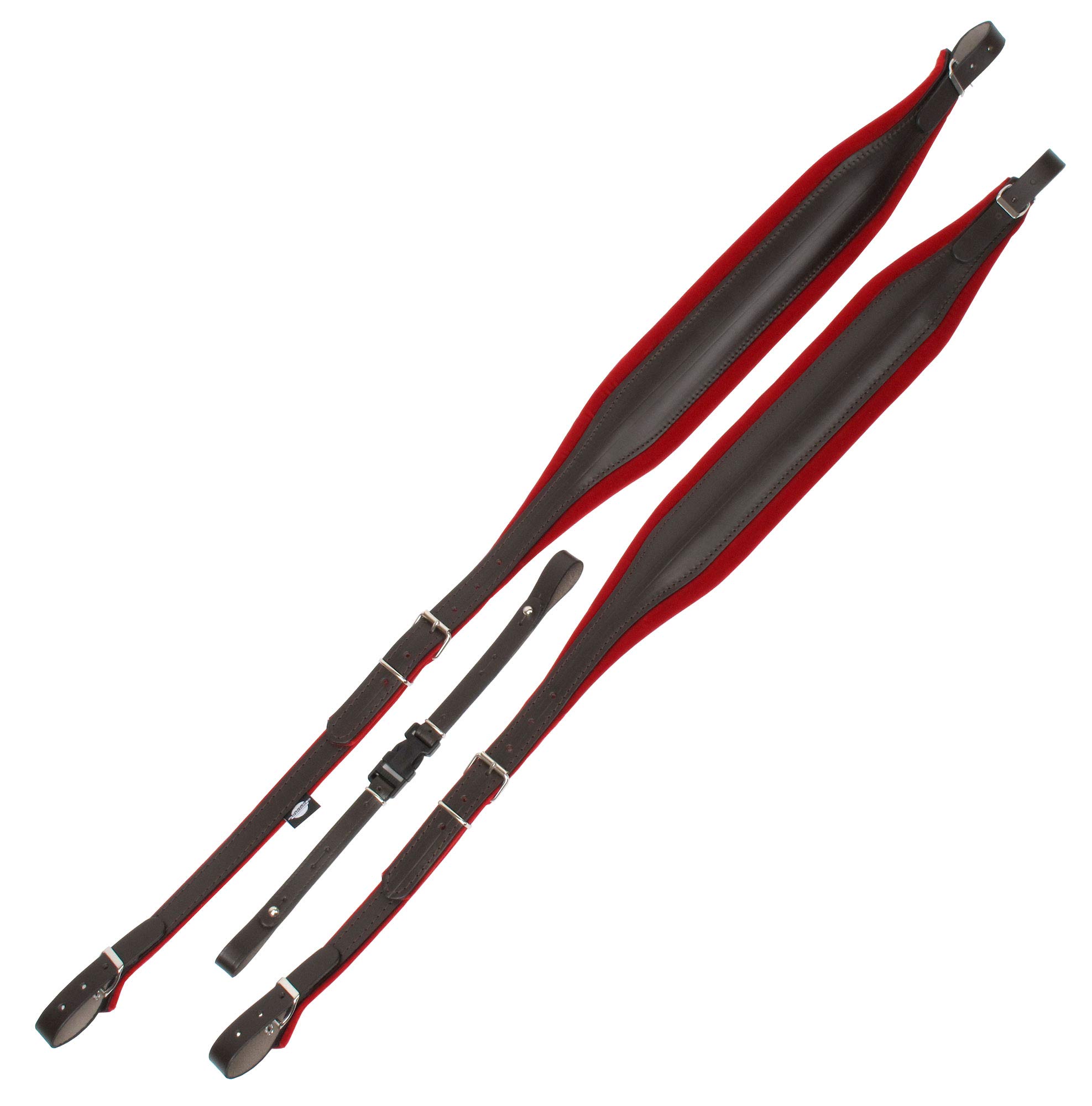 Alpenklang Accordion Straps Standard Red/Brown for 96/120 Bass Accordions