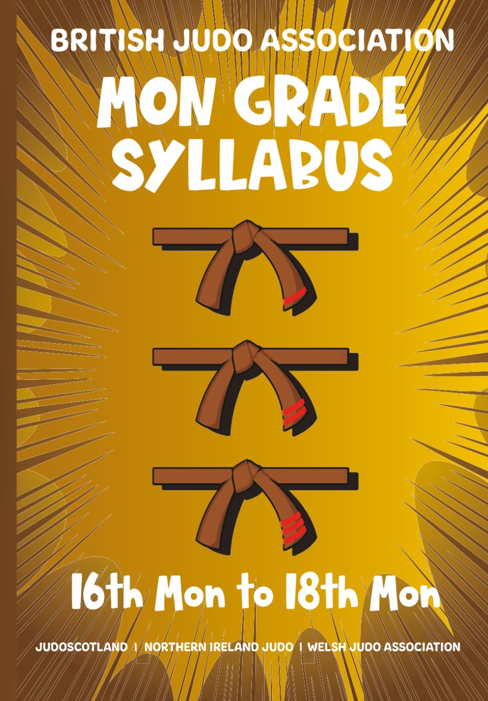 British Judo Mon Grade Syllabus by Koka Kids 16th Mon to 18th Mon: Grade requirements to progress from 13th Mon to 15th Mon: BROWN BELT