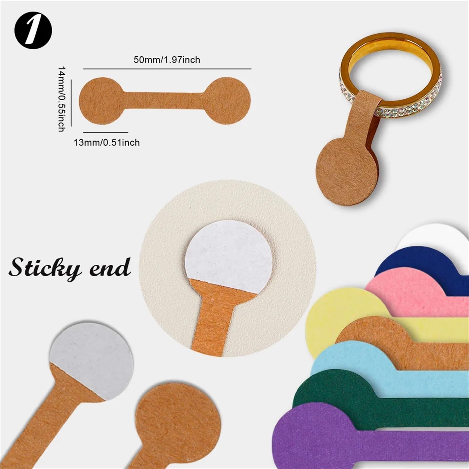 Lot de 300 étiquettes autocollantes pour bijoux, colliers, boucles d'oreilles, bracelets, cartes