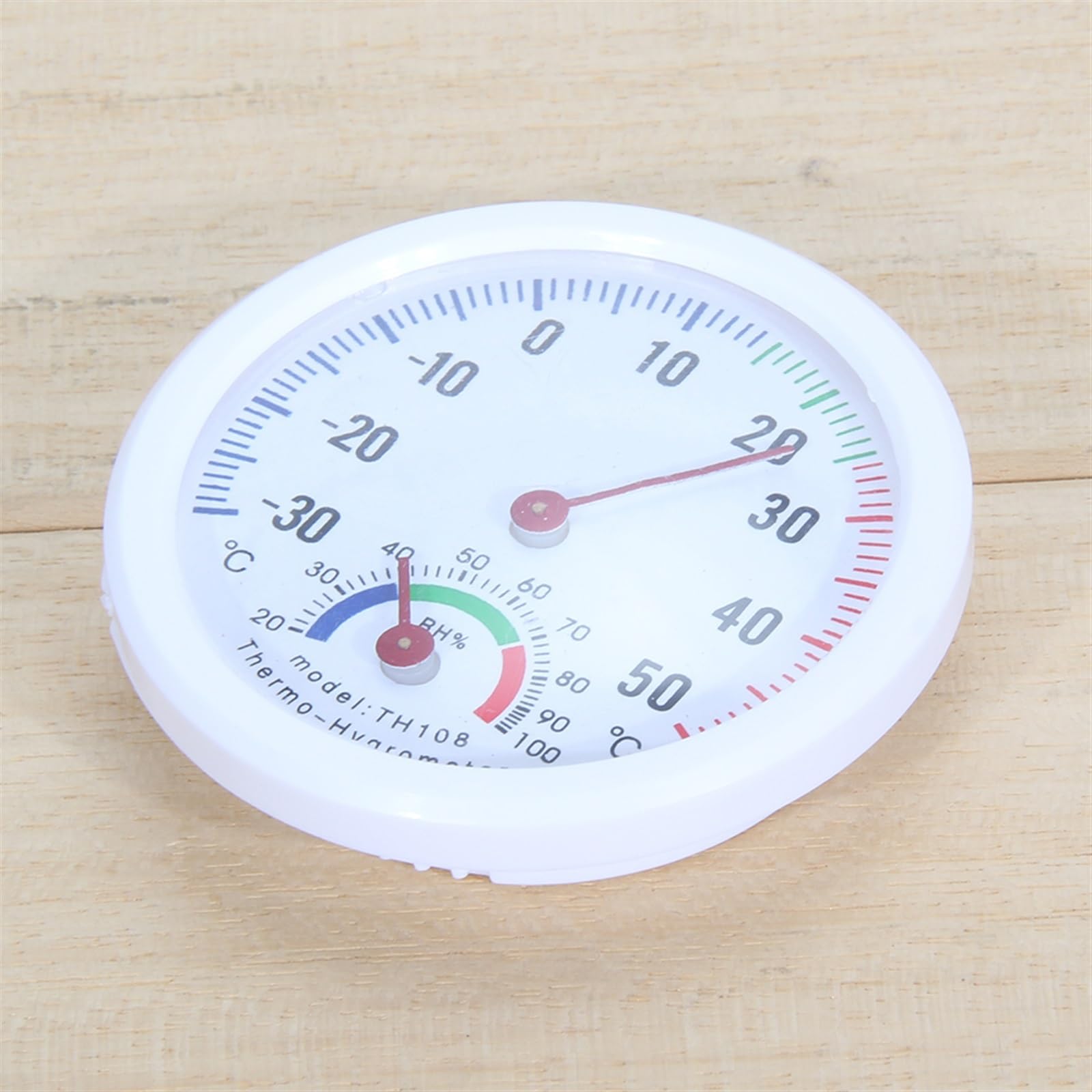 Starkes Thermometer, glockenförmig, analog, Hygrometer, leicht ablesbare Skala, Thermometer, -30-50 Grad, für Gärten, Terrassen