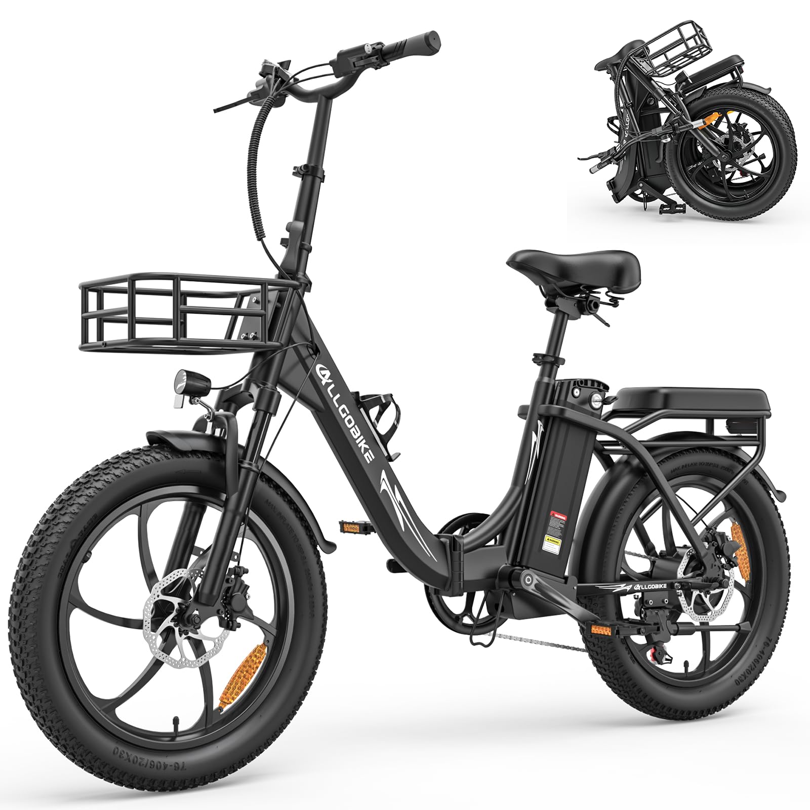 E Bike Klapprad 20 Zoll Herren Damen,mit 48V 20Ah Akku 100km Reichweite,Faltbares Elektrofahrrad City 250W Motor 50Nm LED Display, 7-Gang, hydraulische Scheibenbremsen, für Pendeln & Alltag