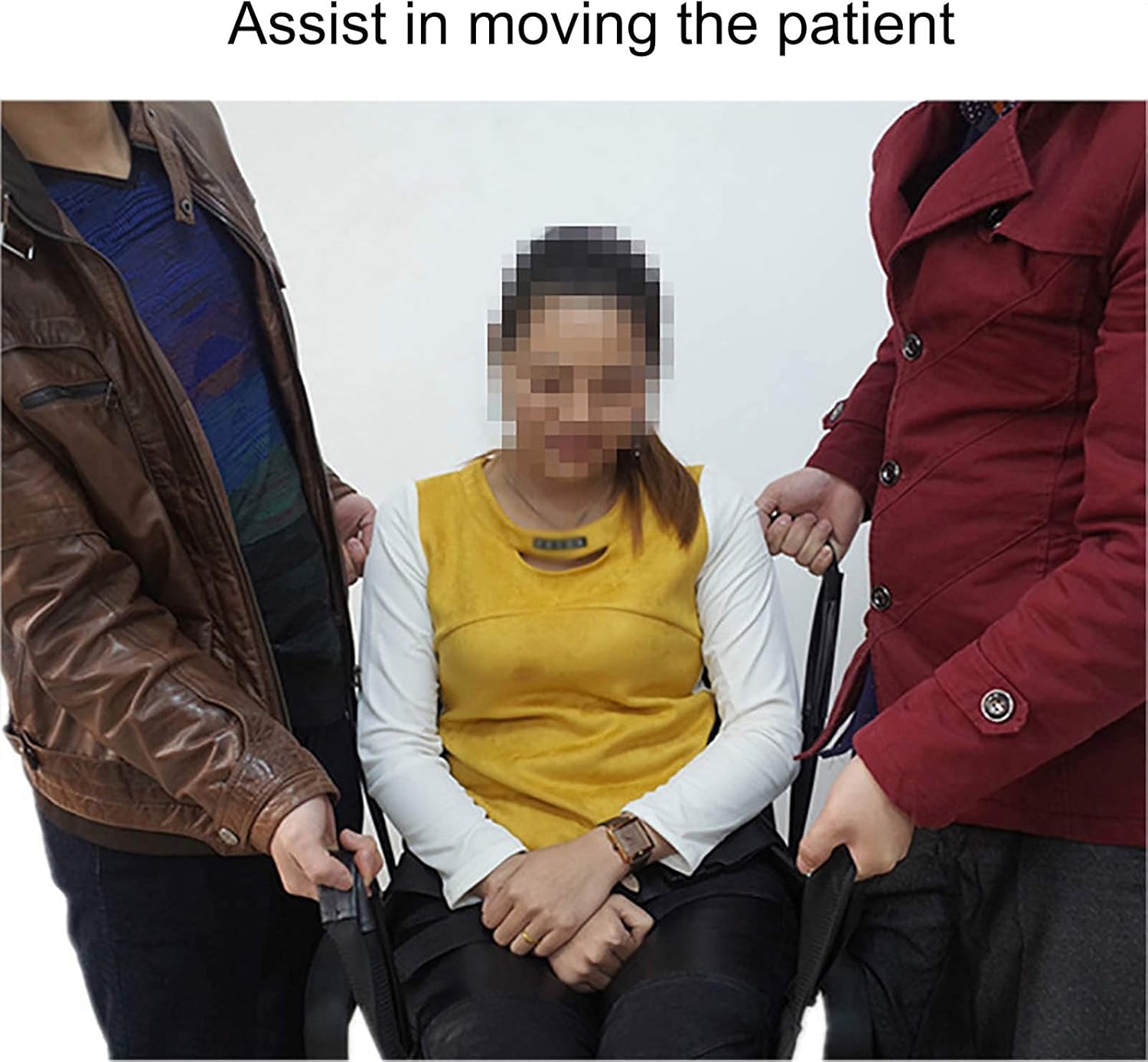 Patient Positioning Lift Sling Transfer Pad - Mobility Wheelchair Transport Belt for Elderly, Disabled & Comfort Care - Ideal for Safe Patient Transfers and Emergency Situations