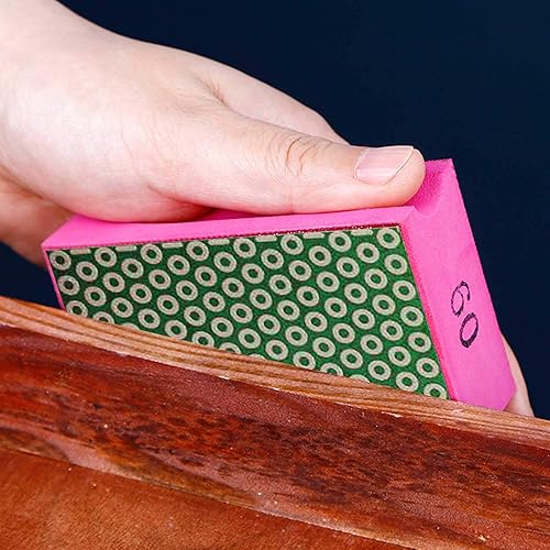 Miniatura 5 de Almohadillas de pulido a mano de diamante para lijar hormigón vidrio piedra granito mármol 60#, 100#, 200#, 400# (4 unidsjuego)..