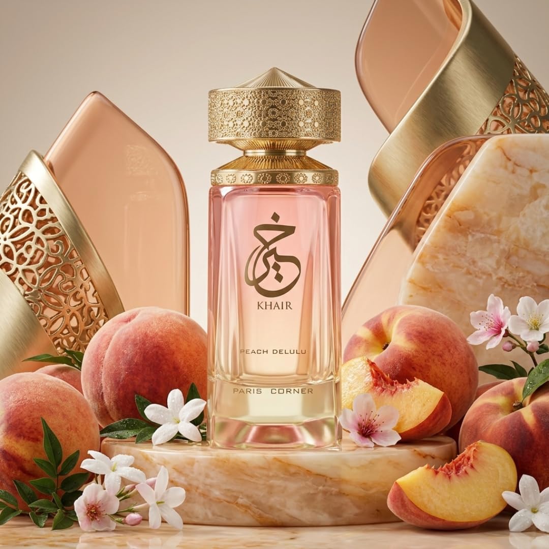 Khair - Peach Delulu by Paris Corner for Unisex - 3.4 oz EDP Spray