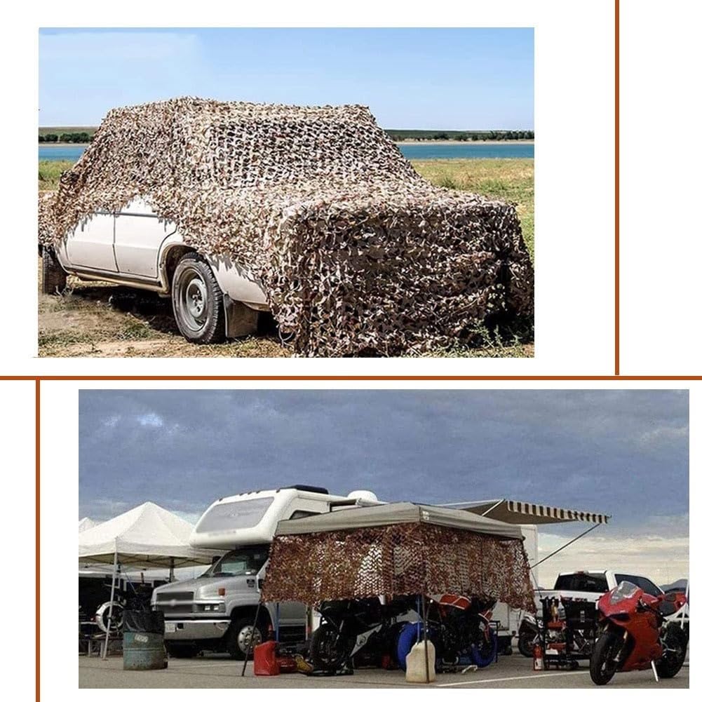 KUWAI Red De Camuflaje para Camping Militar,Jungle Camo Netting del Desierto para La Decoración De Fiestas Al Aire Libre Observación De Aves En La Jungla Disparos Redes De Protección Solar