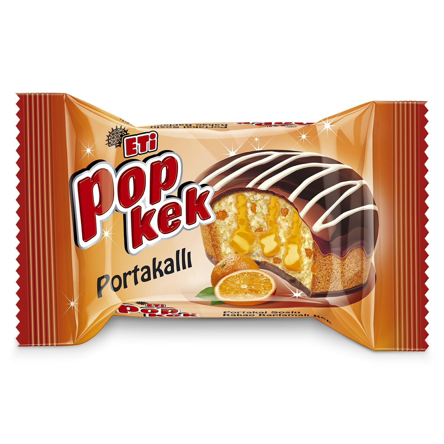 Eti Popkek Portakallı Kek 60 g x 24 Adet