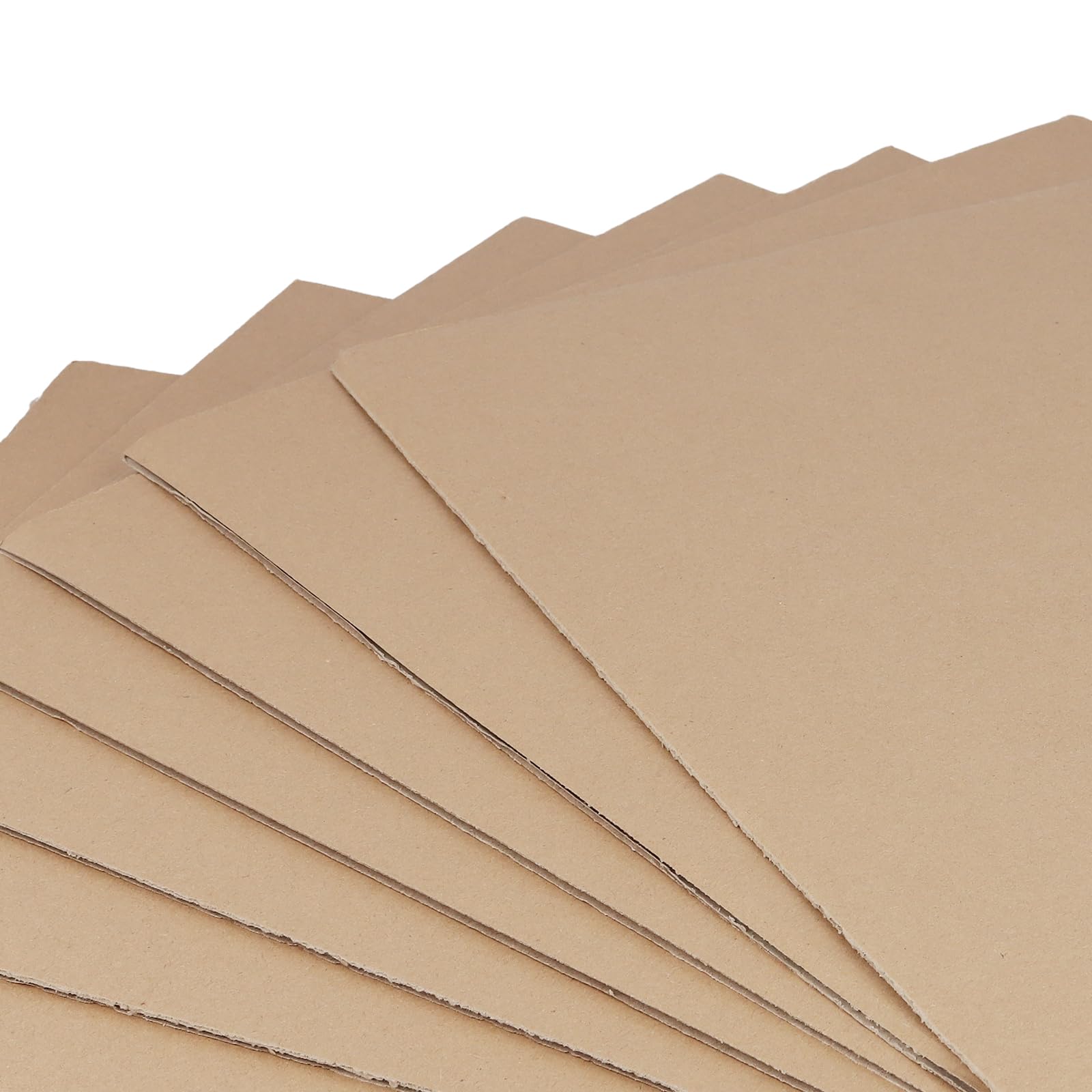 SOUJAP Lot de 50 feuilles de carton ondulé A3 de 3 mm d'épaisseur pour emballage, envoi, modélisation, loisirs créatifs, 30 x 40 cm
