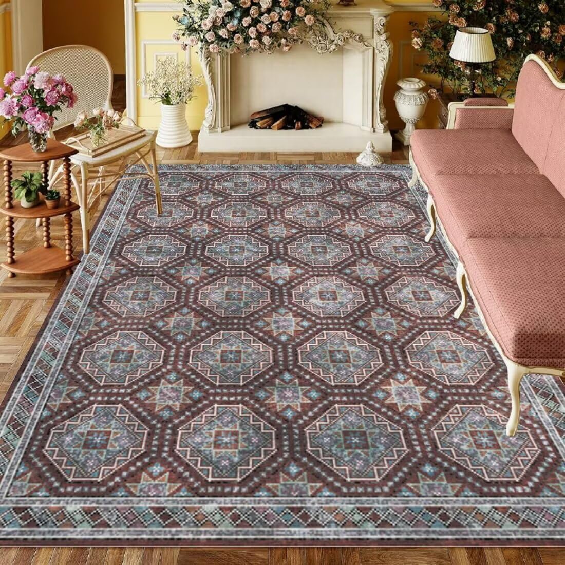Carpette salon couleur 80x160cm tapis de maison résistant décoration d'intérieur moderne