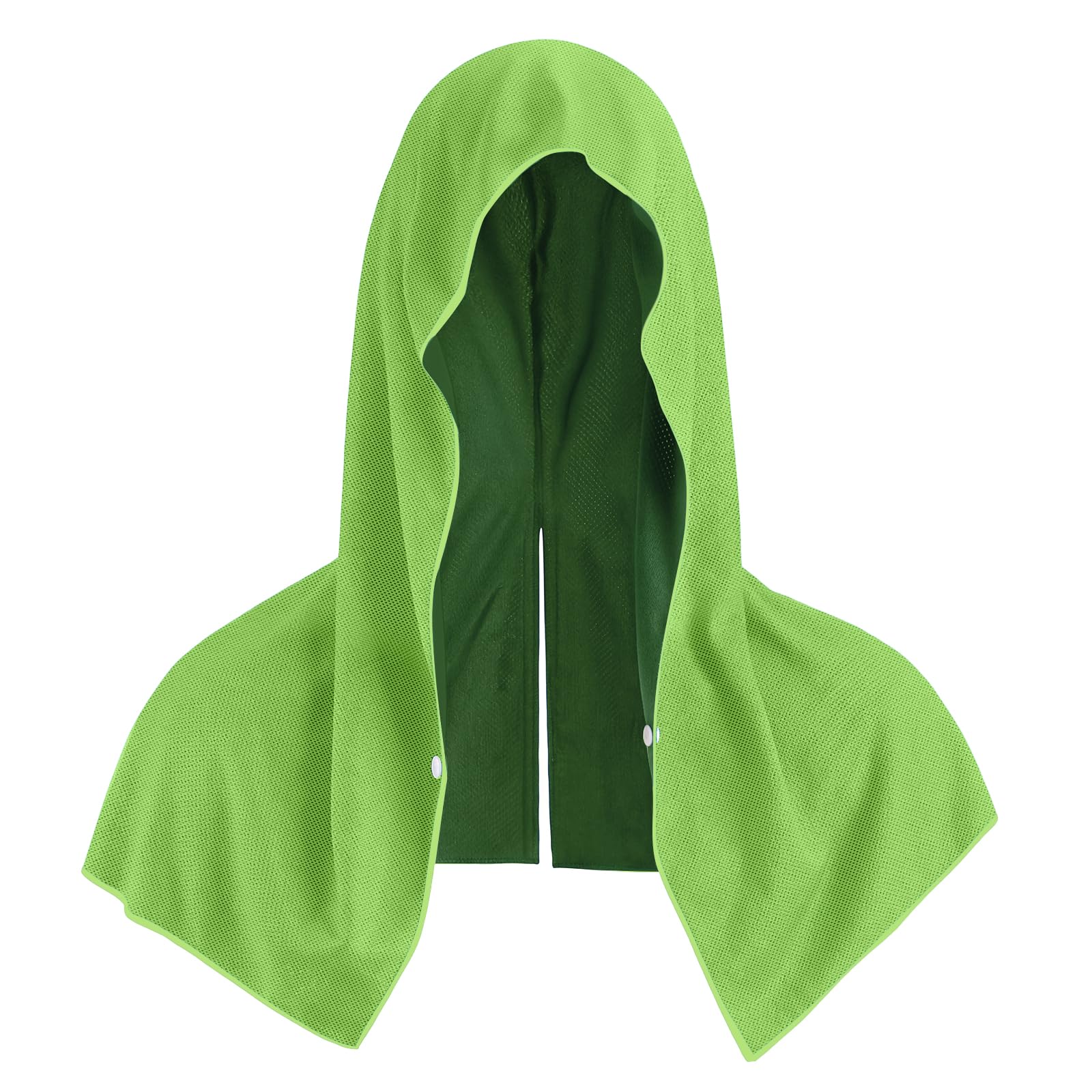 Cooling Towels, Microfiber Cooling Hoodie Towels for Neck and Face, Ice Cold Sports Sweat Towels Coolings Scarf Neck for Sports Gym Yoga Workout Running Camping F4-MSMJ