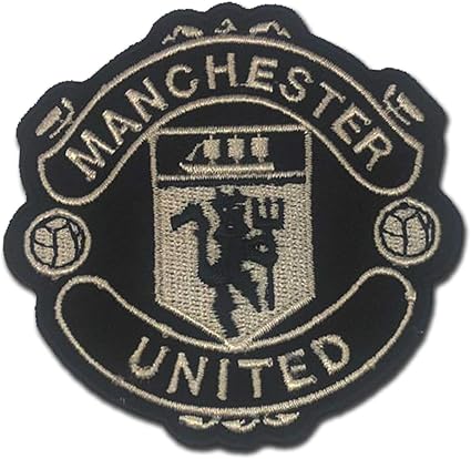 Ecusson A Coudre Manchester United Avec Logo En U Noir Et Blanc 7 6 Cm Amazon Fr Cuisine Et Maison