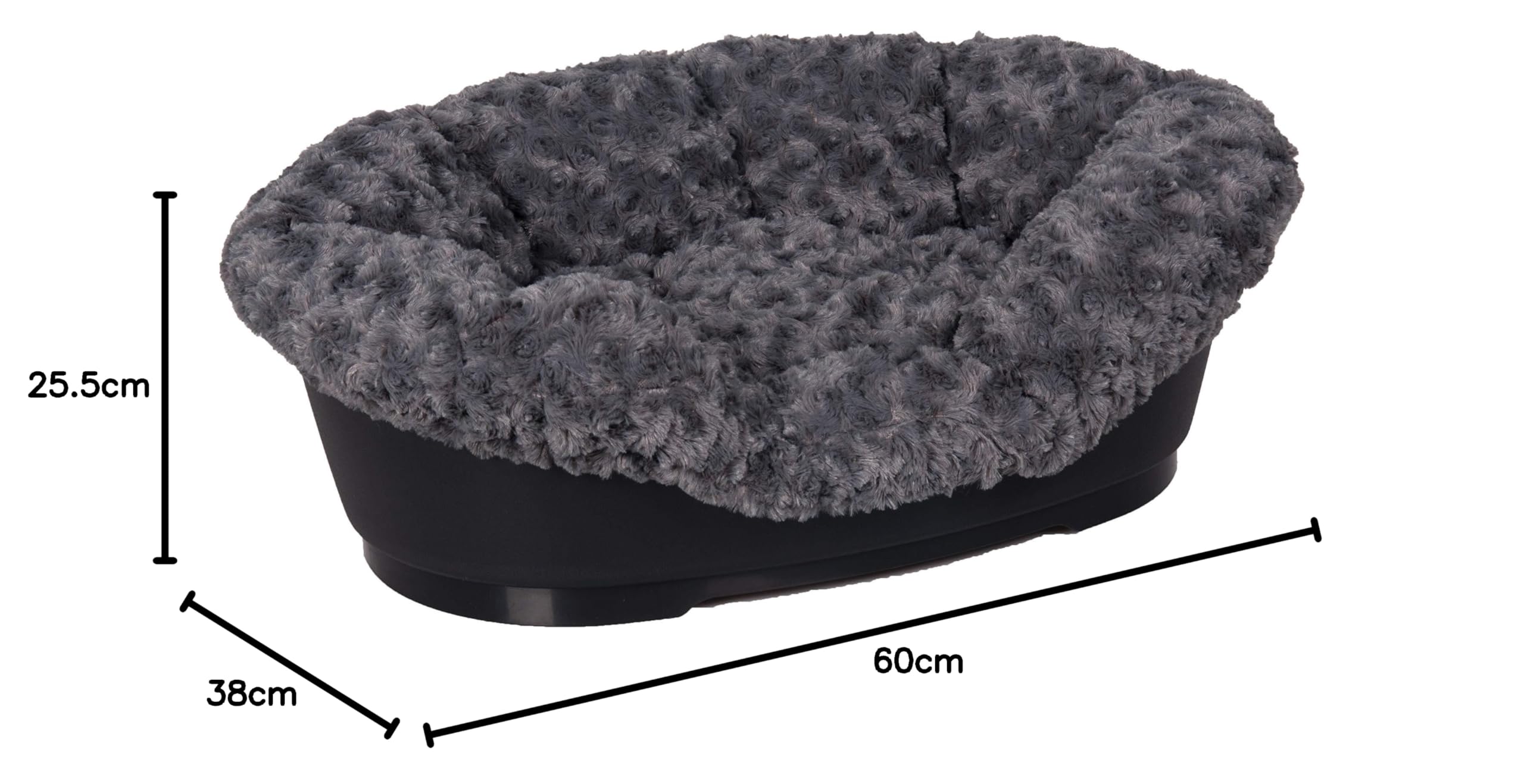 Karlie Bezug Pet Bed Cuddly grau Passend für Domus 95 cm