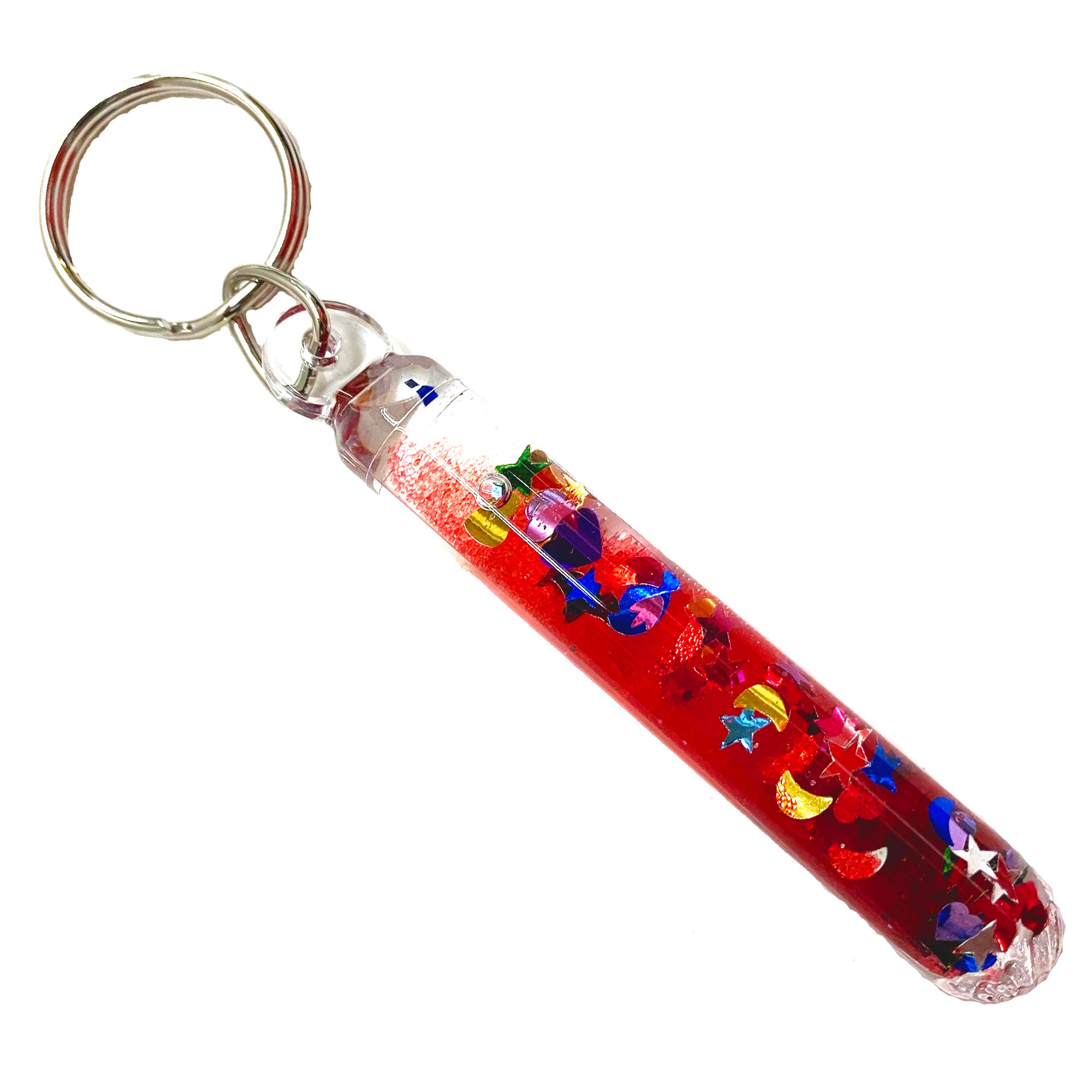 Prismatic Glitter Wand Key Chain Buttefly Key Tag 1 Keyring at
