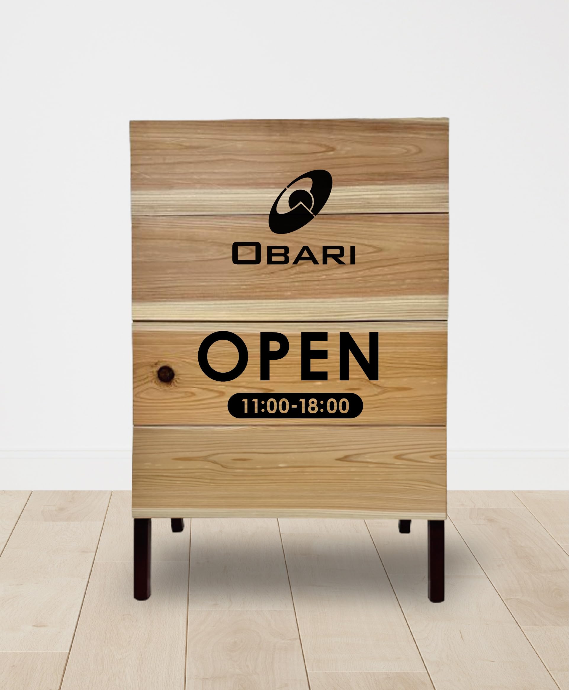 Amazon | OBARI デザインが選べる！ 看板 セミオーダー 片面 立て看板 