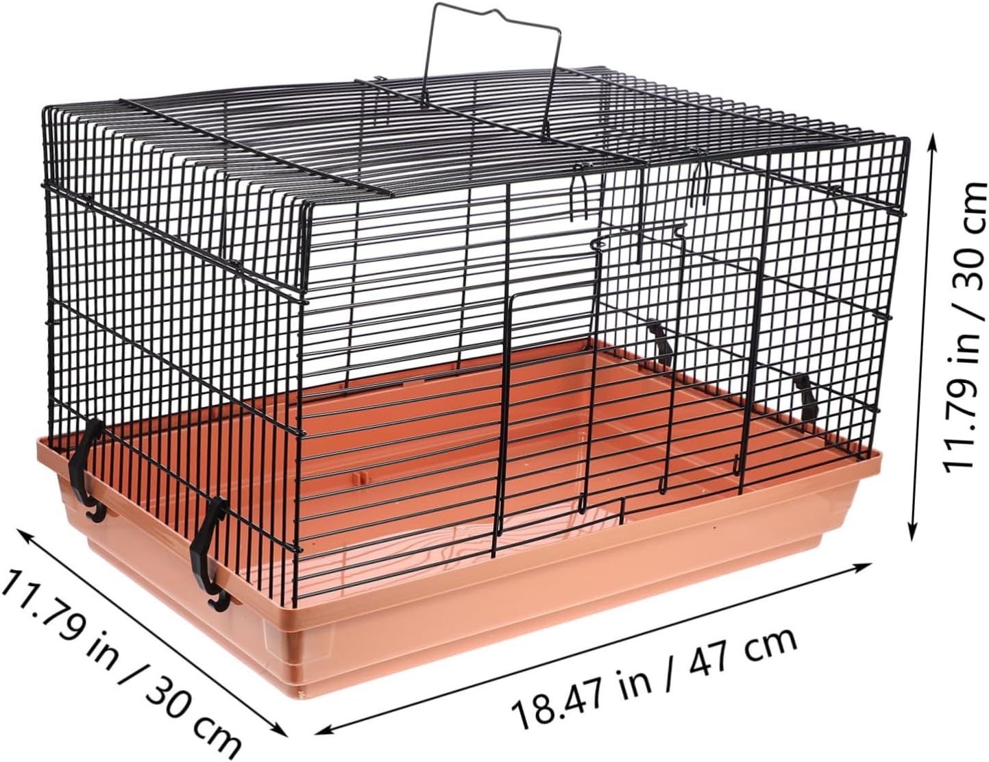 Balacoo Hamster Travel Carrier Cage Durable Iron Wire Case for Animals for Dwarf Hamsters Mice Ferrets Portable Design for Outdoor Adventures