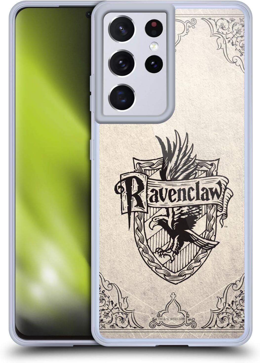 Head Case Designs Officially Licensed Harry Potter Ravenclaw Parchment Sorcerer's Stone I Gel Case [Military Grade Protection] Compatible with Samsung Galaxy S21 Ultra 5G and Compatible with MagSafe