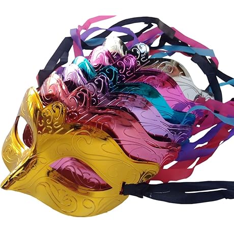 Pack of 12: Carnival Cruise Mardi Gras Masquerade Mask