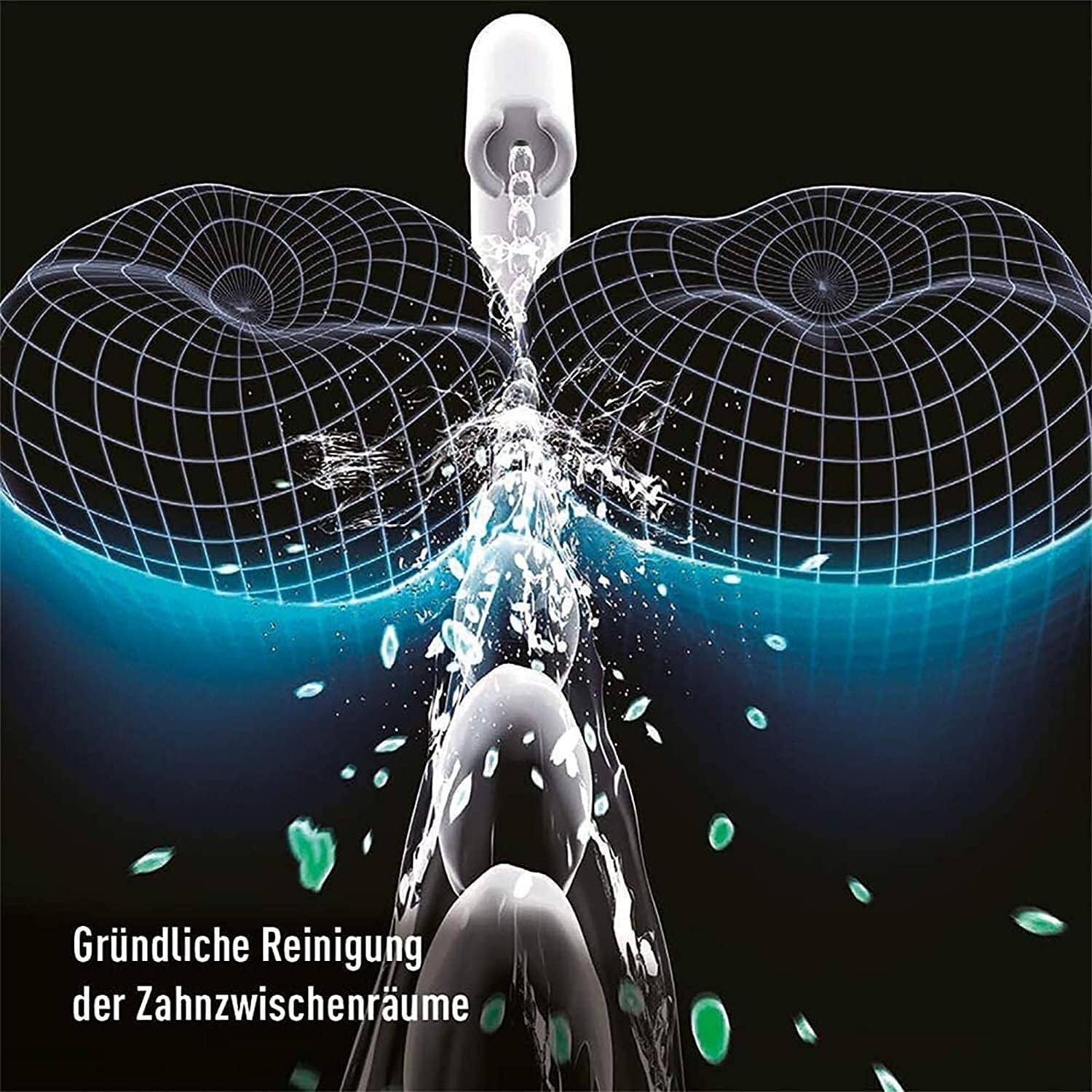 Idropulsore Orale Professionale Senza Fili Water Flosser - Idropulsore Portatile e Ricaricabile Impermeabile IPX7 con Serbatoio dell'Acqua Lavabile for casa e Viaggio (Bianco)