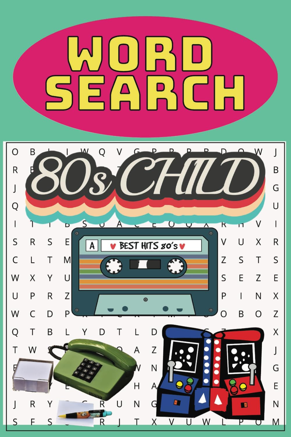 80's Word Search Book: A 80's themed Word Find Puzzle Book for Adults, Seniors, and Teens