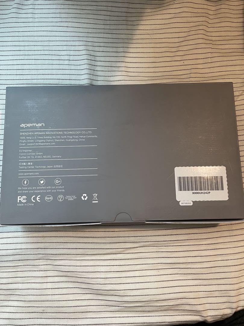 サイドミラー型ドライブレコーダー　APEMAN C750 Amazon.co.jp: 【在庫処分セール】 ミラー型 ドライブレコーダー