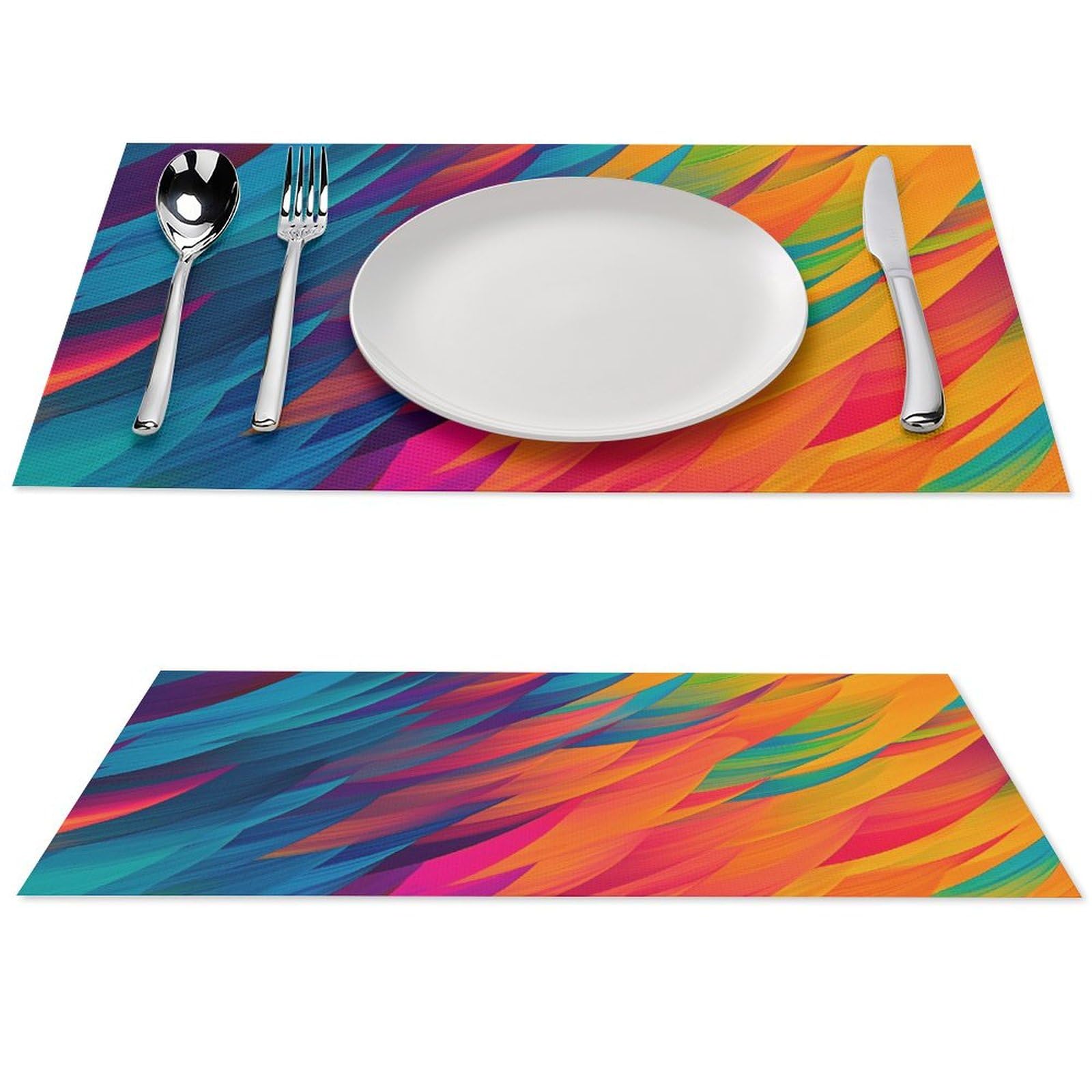 Sets de table lavables en PVC la solution idéale contre les taches de repas